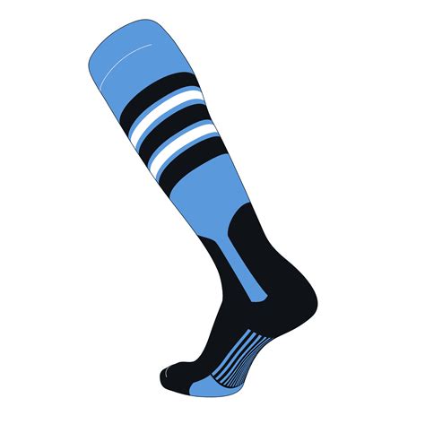 baby blue baseball socks